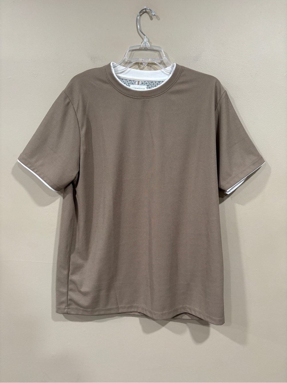 Denim & Flower Ricky Singh Men’s T-Shirt Tan Size XL
